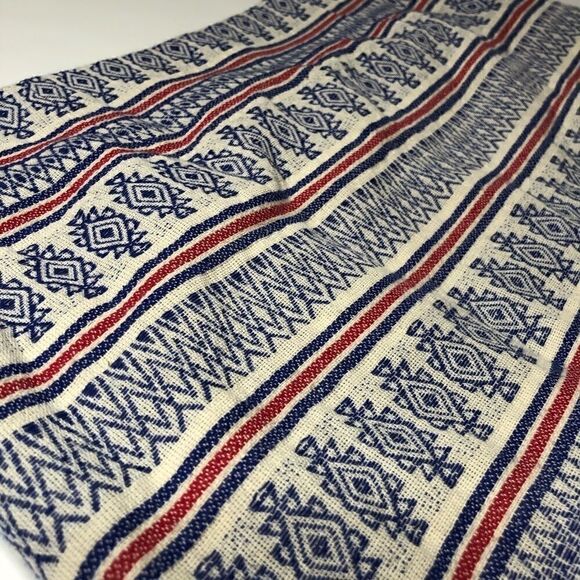 Ya LosAngeles Skirt Red White Blue Embroidered - Picture 2 of 8